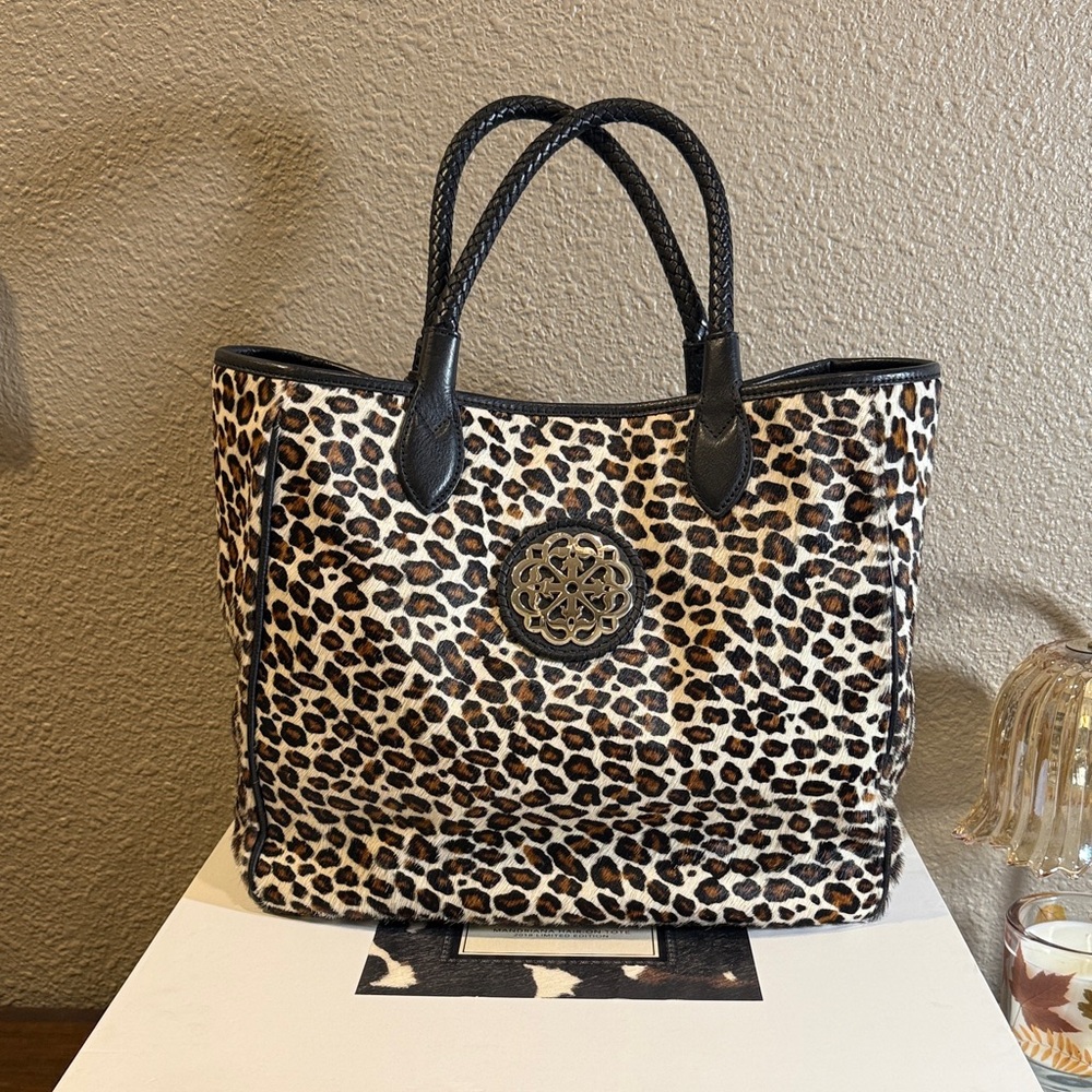 Leopard Print Tote Bag by Brighton